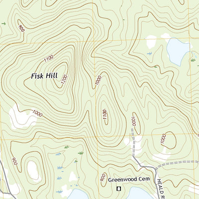 United States Geological Survey Greenville, NH (2021, 24000-Scale) digital map
