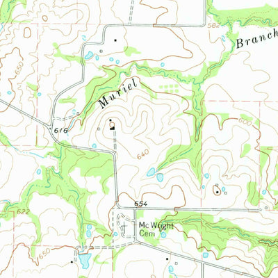 United States Geological Survey Greenville NW, TX (1962, 24000-Scale) digital map