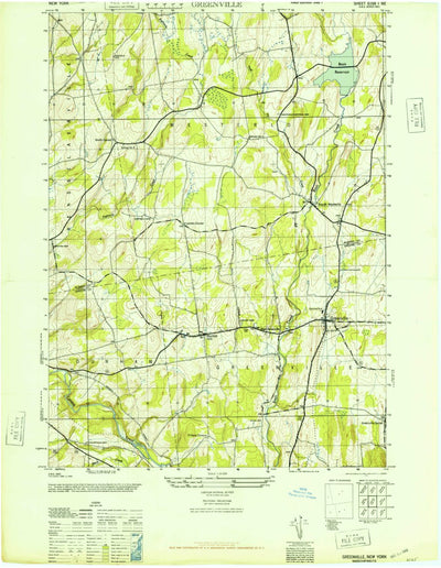 United States Geological Survey Greenville, NY (1946, 24000-Scale) digital map