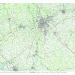 United States Geological Survey Greenville, SC (1984, 100000-Scale) digital map