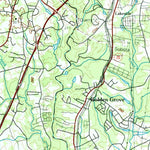 United States Geological Survey Greenville, SC (1991, 100000-Scale) digital map