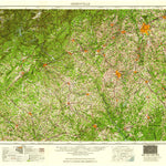United States Geological Survey Greenville, SC-GA-NC (1958, 250000-Scale) digital map
