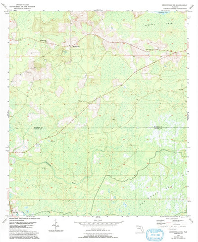 United States Geological Survey Greenville SE, FL (1955, 24000-Scale) digital map