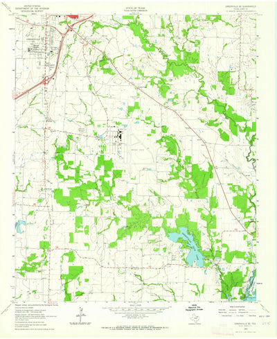 United States Geological Survey Greenville SE, TX (1962, 24000-Scale) digital map