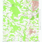 United States Geological Survey Greenville SW, NC (1981, 24000-Scale) digital map