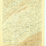 United States Geological Survey Greenville, TN-NC (1892, 125000-Scale) digital map
