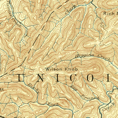 United States Geological Survey Greenville, TN-NC (1892, 125000-Scale) digital map