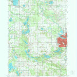 United States Geological Survey Greenville West, MI (1972, 24000-Scale) digital map