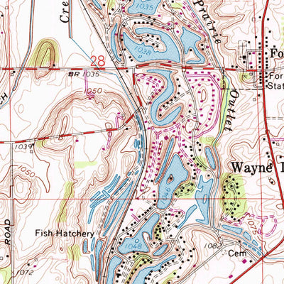 United States Geological Survey Greenville West, OH (1961, 24000-Scale) digital map