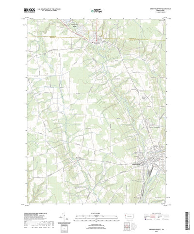 United States Geological Survey Greenville West, PA (2023, 24000-Scale) digital map