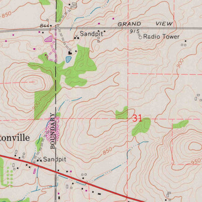 United States Geological Survey Greenville, WI (1969, 24000-Scale) digital map