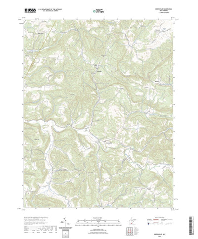 United States Geological Survey Greenville, WV (2023, 24000-Scale) digital map