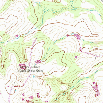 United States Geological Survey Greenvine, TX (1958, 24000-Scale) digital map