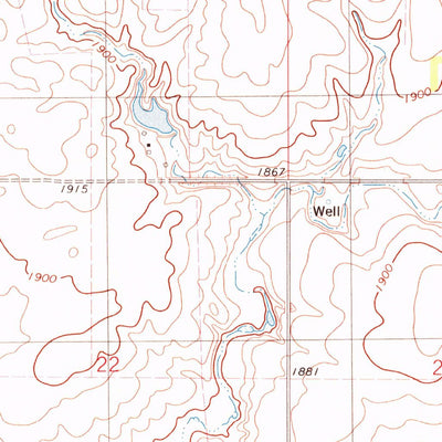 United States Geological Survey Greenway, SD-ND (1978, 24000-Scale) digital map
