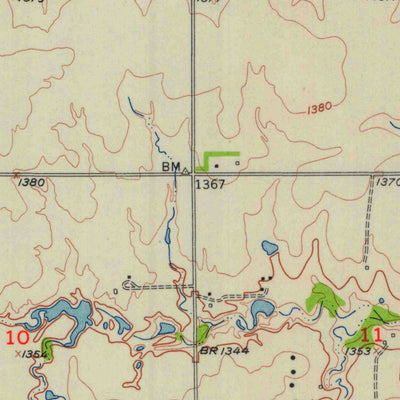United States Geological Survey Greenwich, KS (1955, 24000-Scale) digital map