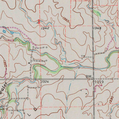 United States Geological Survey Greenwich, KS (1960, 24000-Scale) digital map
