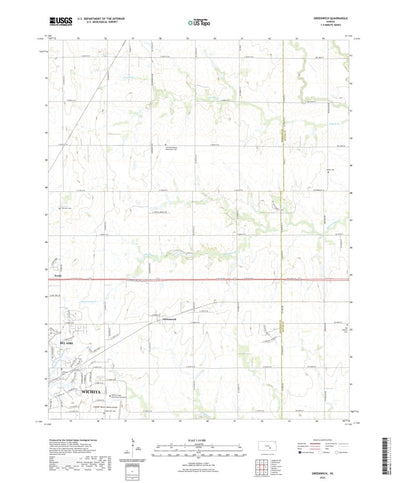 United States Geological Survey Greenwich, KS (2022, 24000-Scale) digital map