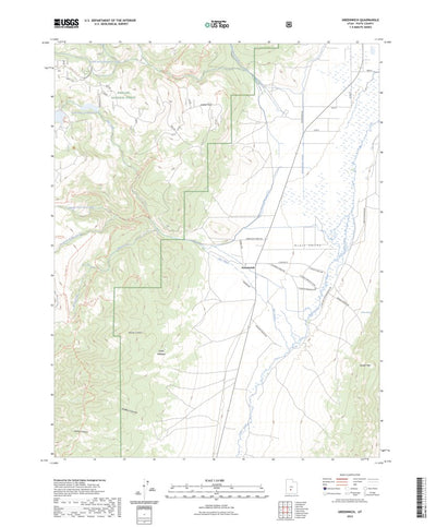 United States Geological Survey Greenwich, UT (2023, 24000-Scale) digital map
