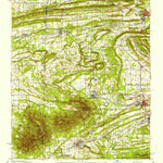United States Geological Survey Greenwood, AR-OK (1947, 62500-Scale) digital map