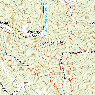 United States Geological Survey Greenwood, CA (2021, 24000-Scale) digital map