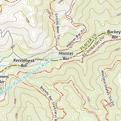 United States Geological Survey Greenwood, CA (2021, 24000-Scale) digital map