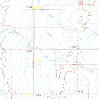United States Geological Survey Greenwood Colony, SD (1978, 24000-Scale) digital map