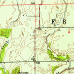 United States Geological Survey Greenwood, IN (1953, 24000-Scale) digital map