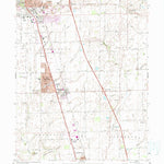 United States Geological Survey Greenwood, IN (1973, 24000-Scale) digital map