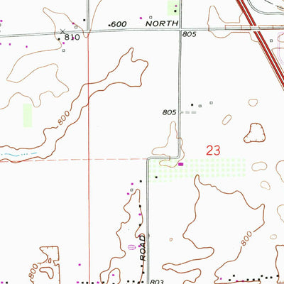 United States Geological Survey Greenwood, IN (1992, 24000-Scale) digital map