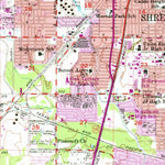 United States Geological Survey Greenwood, LA (1955, 62500-Scale) digital map