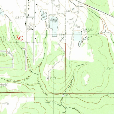 United States Geological Survey Greenwood, LA (1982, 24000-Scale) digital map