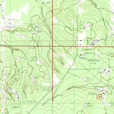 United States Geological Survey Greenwood, LA (1982, 24000-Scale) digital map