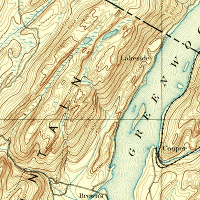United States Geological Survey Greenwood Lake, NY-NJ (1893, 62500-Scale) digital map