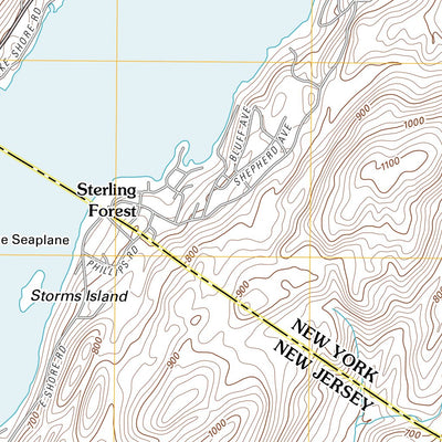 United States Geological Survey Greenwood Lake, NY-NJ (2011, 24000-Scale) digital map