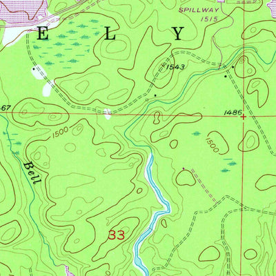 United States Geological Survey Greenwood, MI (1955, 24000-Scale) digital map