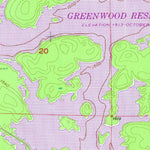 United States Geological Survey Greenwood, MI (1955, 24000-Scale) digital map