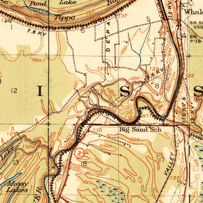 United States Geological Survey Greenwood, MS (1940, 62500-Scale) digital map