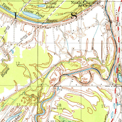 United States Geological Survey Greenwood, MS (1957, 62500-Scale) digital map