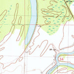 United States Geological Survey Greenwood, MS (1982, 24000-Scale) digital map