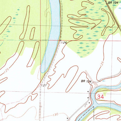 United States Geological Survey Greenwood, MS (1982, 24000-Scale) digital map