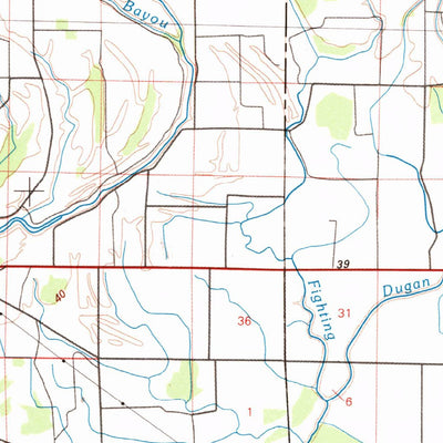 United States Geological Survey Greenwood, MS-AR (1983, 100000-Scale) digital map