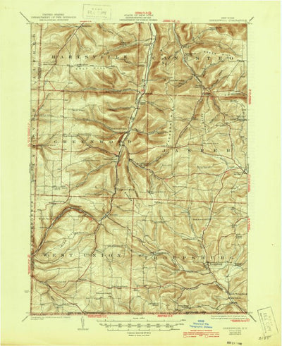 United States Geological Survey Greenwood, NY-PA (1926, 62500-Scale) digital map