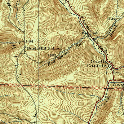 United States Geological Survey Greenwood, NY-PA (1926, 62500-Scale) digital map