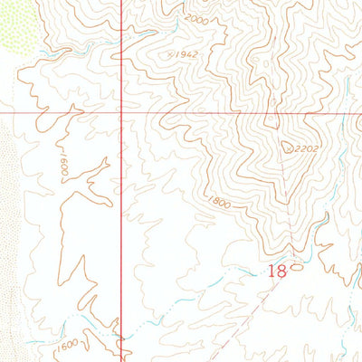 United States Geological Survey Greenwood Peak, AZ (1967, 24000-Scale) digital map