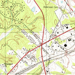 United States Geological Survey Greenwood, SC (1978, 24000-Scale) digital map