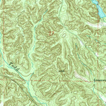 United States Geological Survey Greenwood Springs, MS (1966, 24000-Scale) digital map