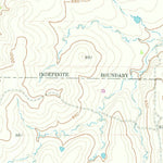 United States Geological Survey Greenwood, TX (1961, 24000-Scale) digital map