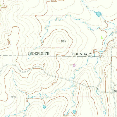 United States Geological Survey Greenwood, TX (1961, 24000-Scale) digital map