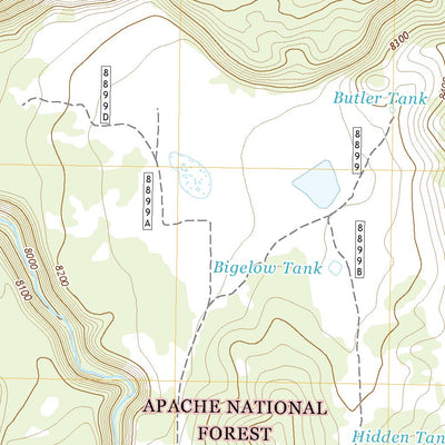 United States Geological Survey Greer, AZ (2021, 24000-Scale) digital map
