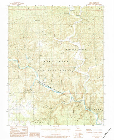 United States Geological Survey Greer, MO (1983, 24000-Scale) digital map